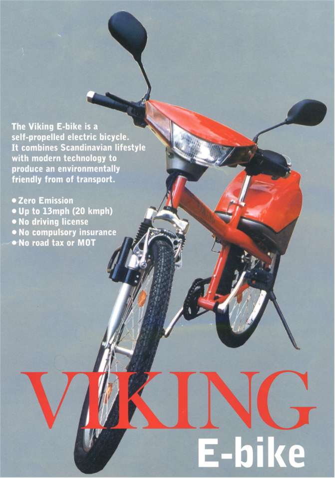 viking electric folding bike